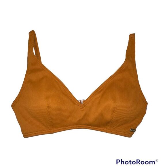 ROXY BIKINI TOP SIZE SMALL IN A D CUP HAS REMOVABLE PADS  WITH ADJUSTABLE STRAPS - Picture 7 of 14